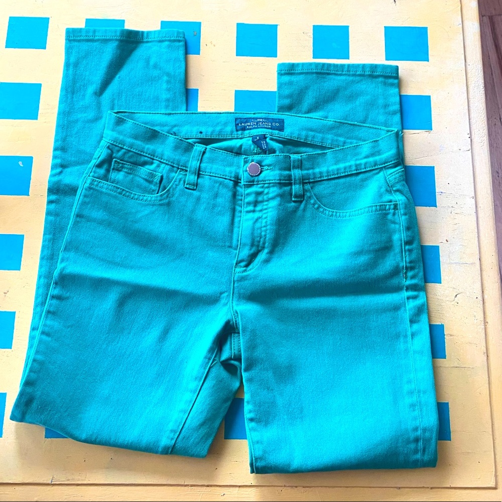 Green vintage Ralph Lauren denim